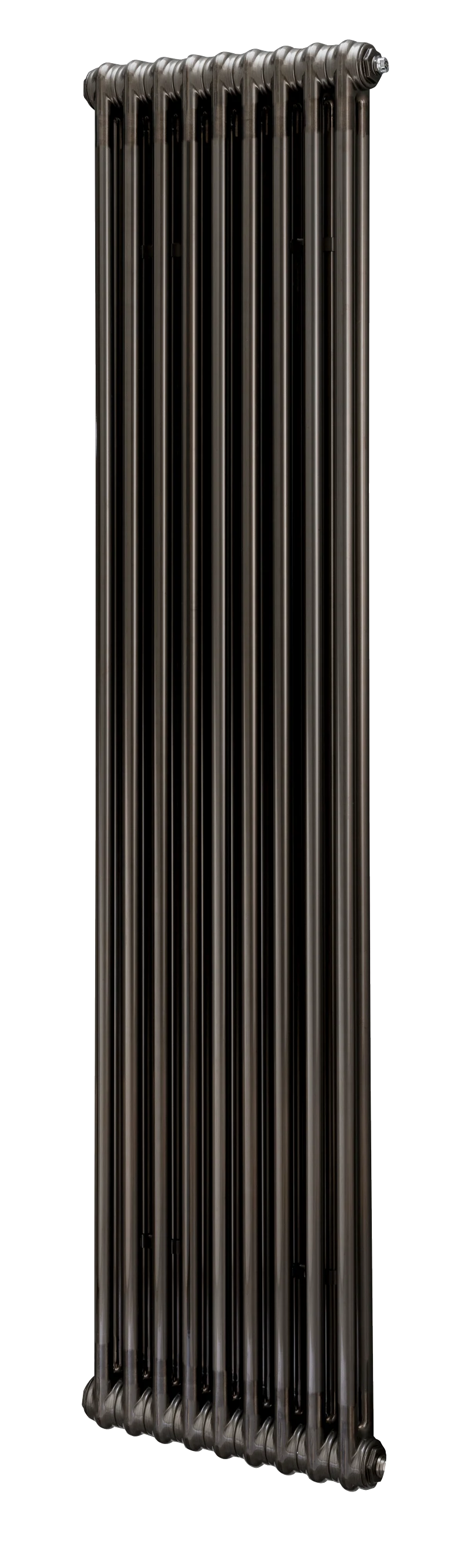 Bare Metal Lacquer Vertical Radiator Column 2, Height 1500