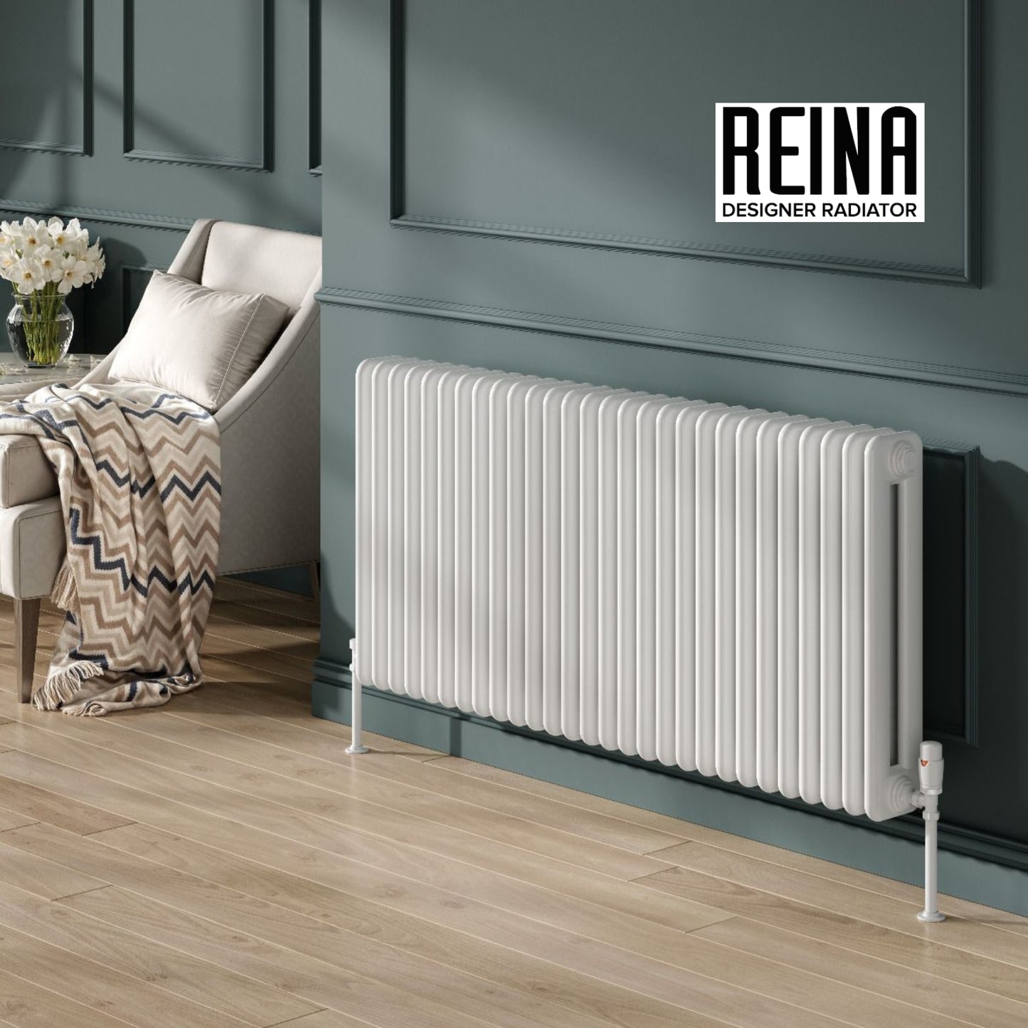 Hedingham Horizontal Mild Steel Radiator