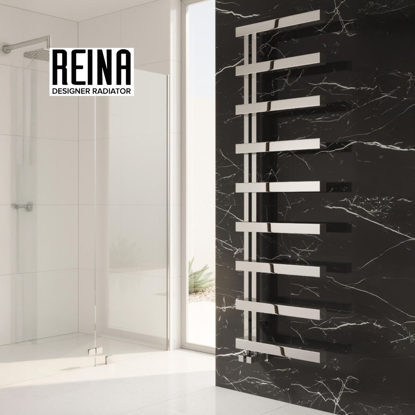 Piazza Stainless Steel Towel Rail