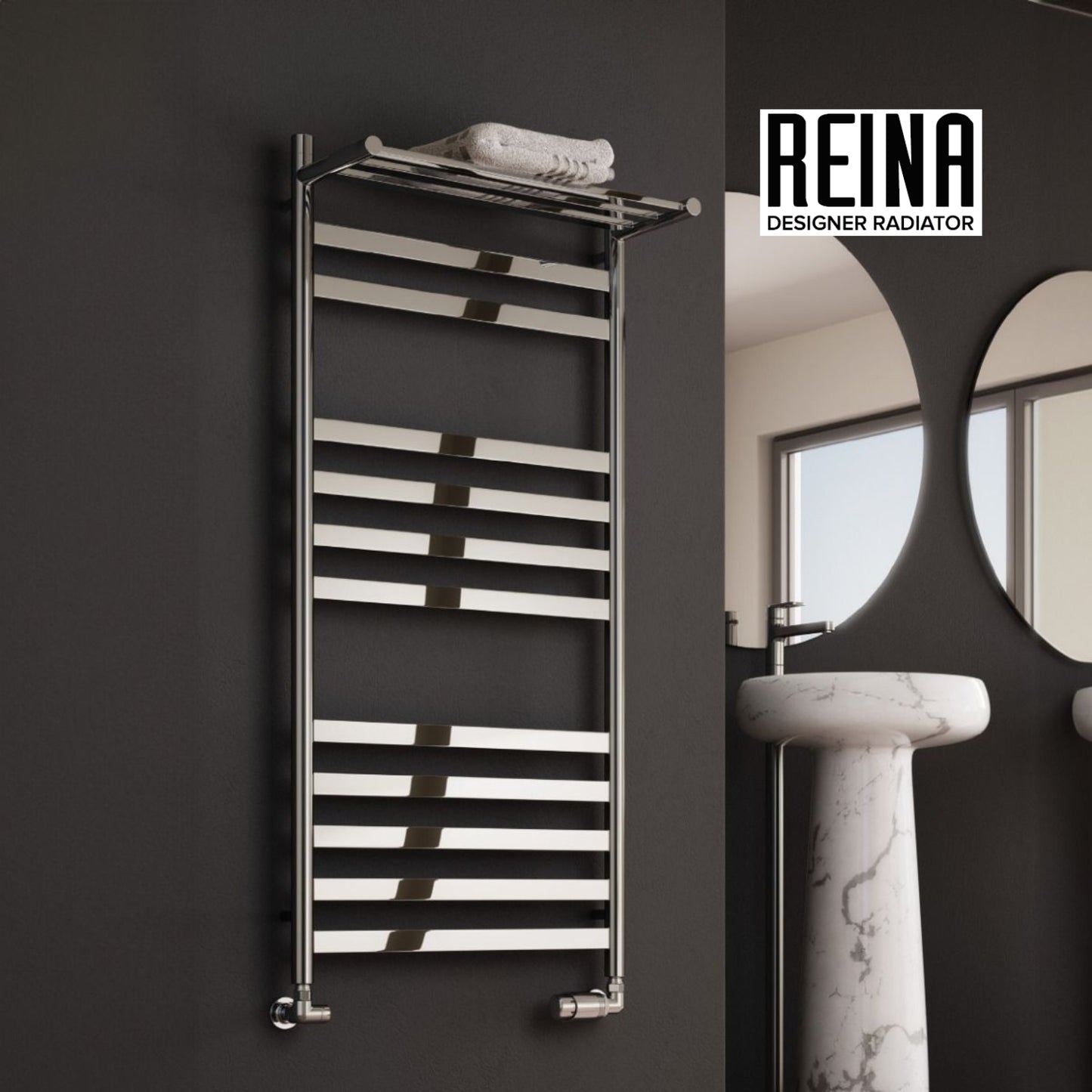 Alento Stainless Steel Towel Rail