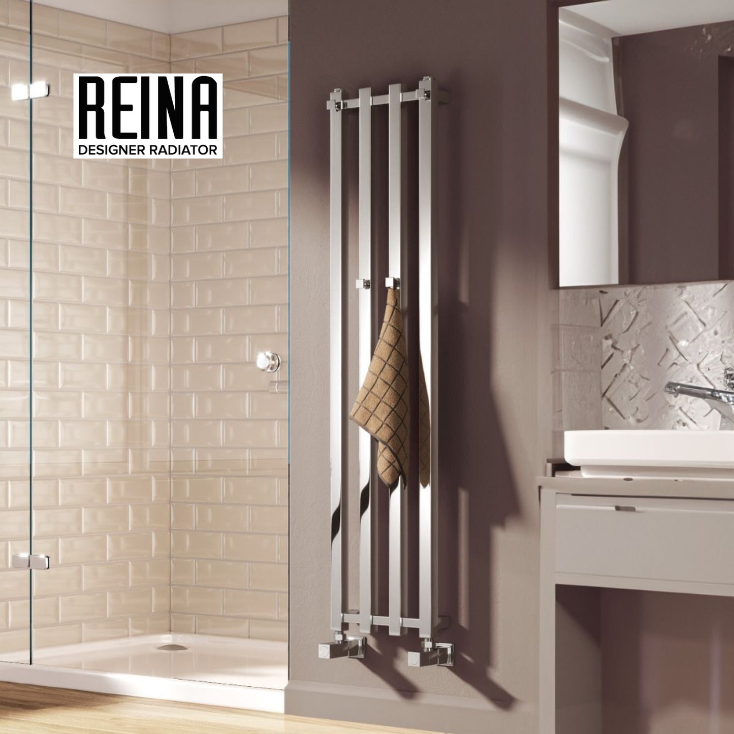 Todi Mild Steel Towel Rail