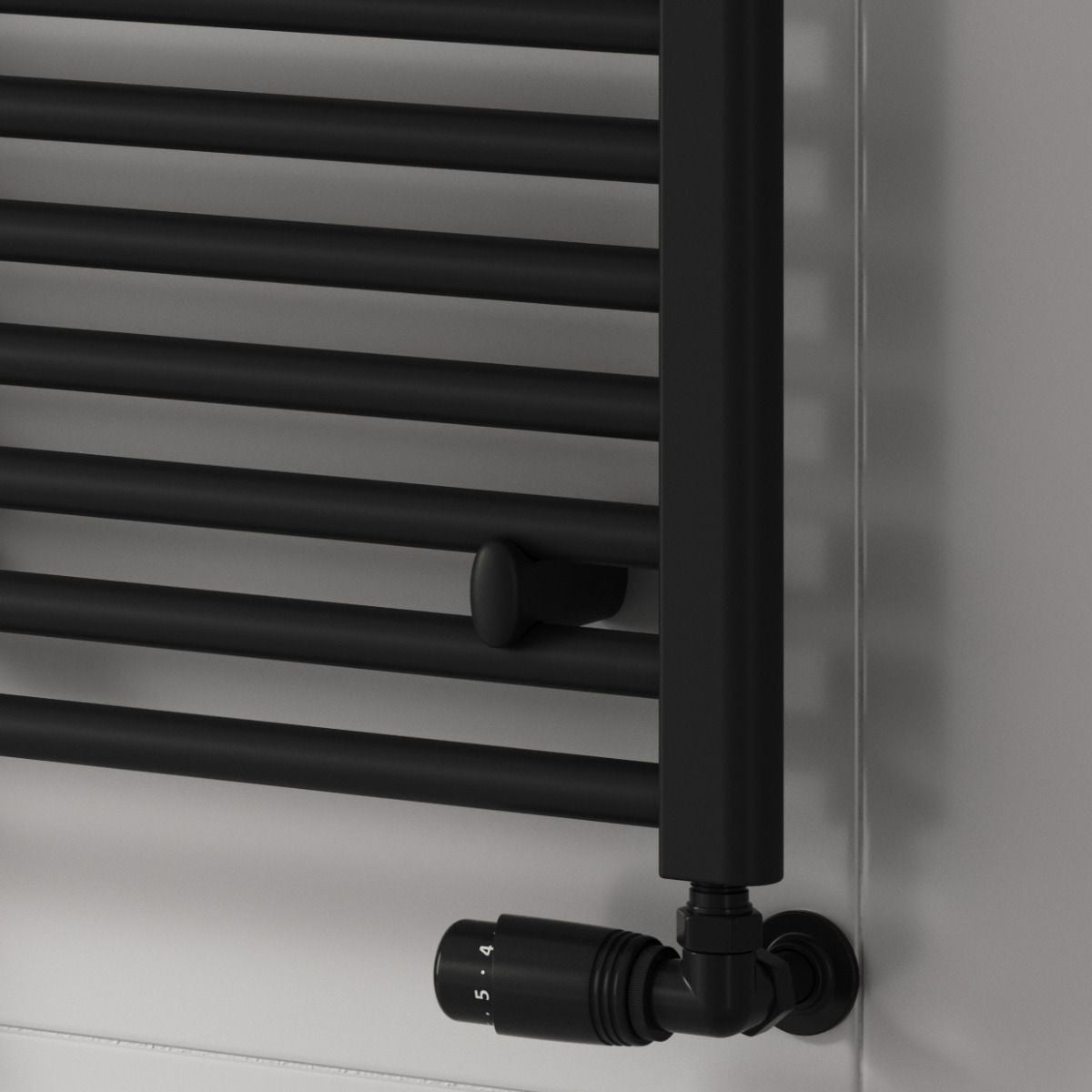 Capo Flat Mild Steel Towel Rail