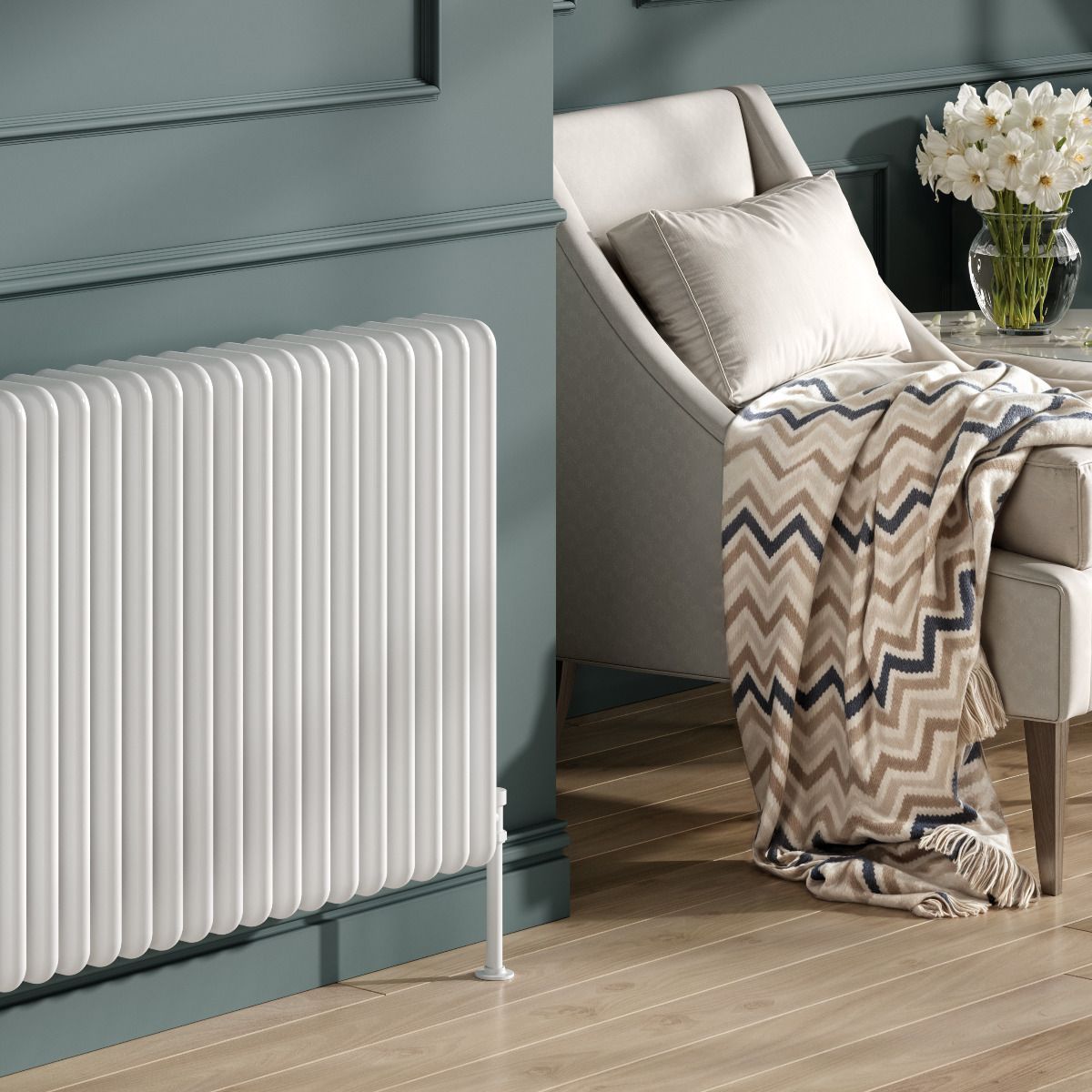 Hedingham Horizontal Mild Steel Radiator