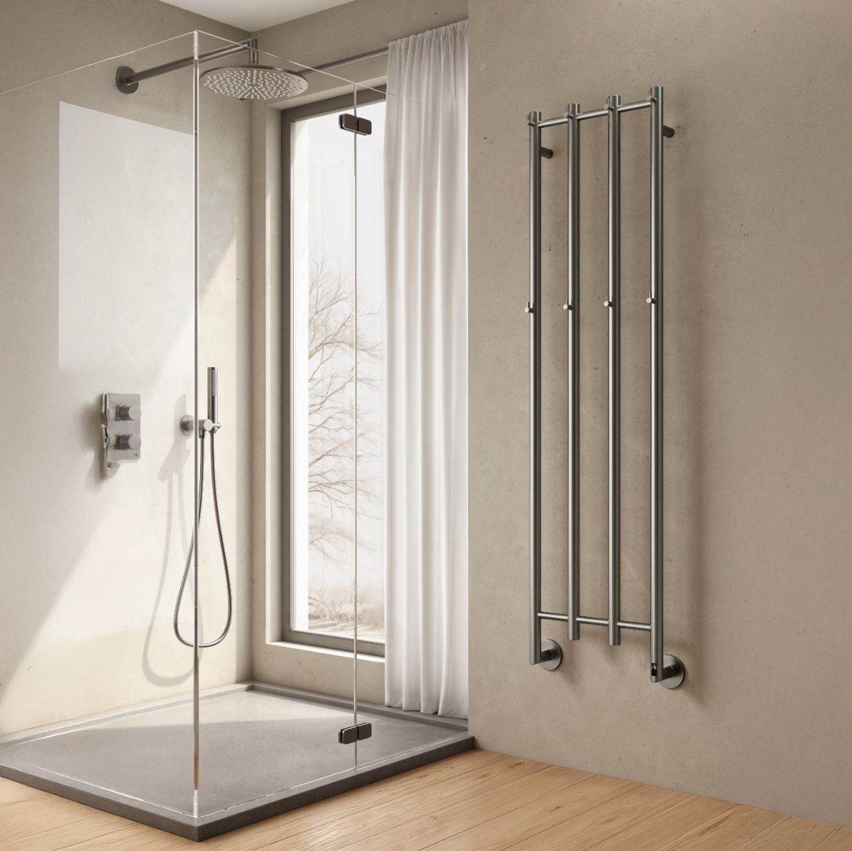 Solara Stainless Steel Towel Radiator