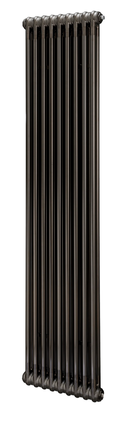 Bare Metal Lacquer Vertical Radiator Column 2, Height 1500