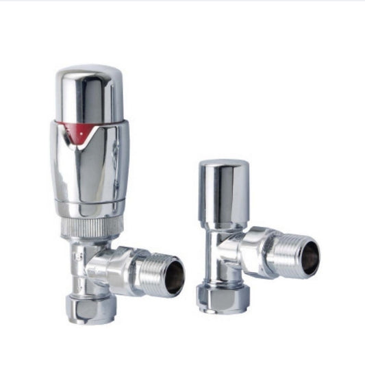 Ethiant lux chrome thermostatic radiator valve.
