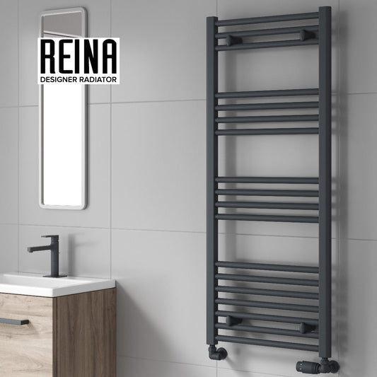 Capo Flat Mild Steel Towel Rail