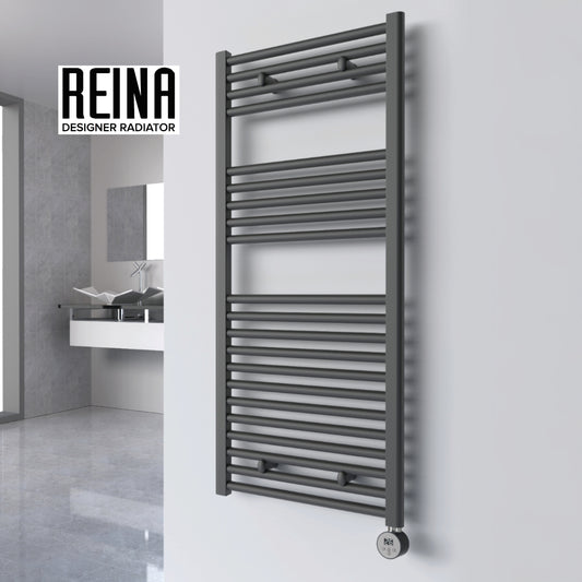 Diva Flat Electric Electric Mild Steel Towel Rail