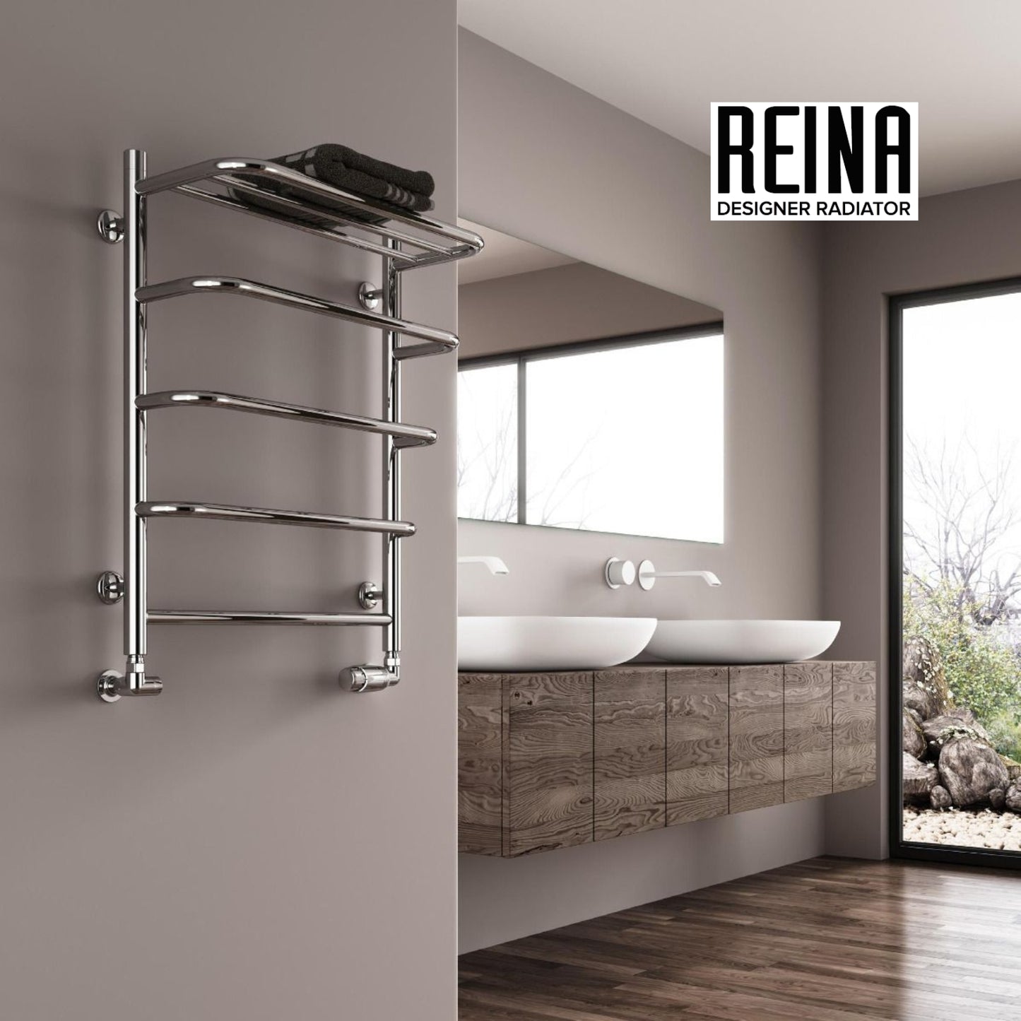 Elvo Stainless Steel Towel Rail
