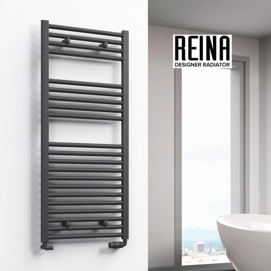 Diva Flat Mild Steel Towel Rail