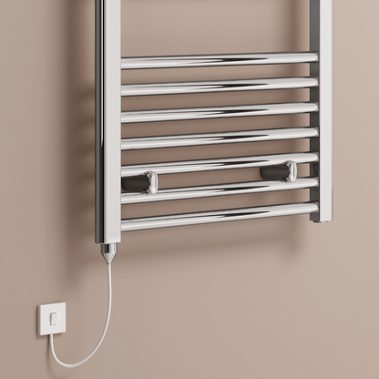 Capo Curved Electric Electric Mild Steel Towel Rail