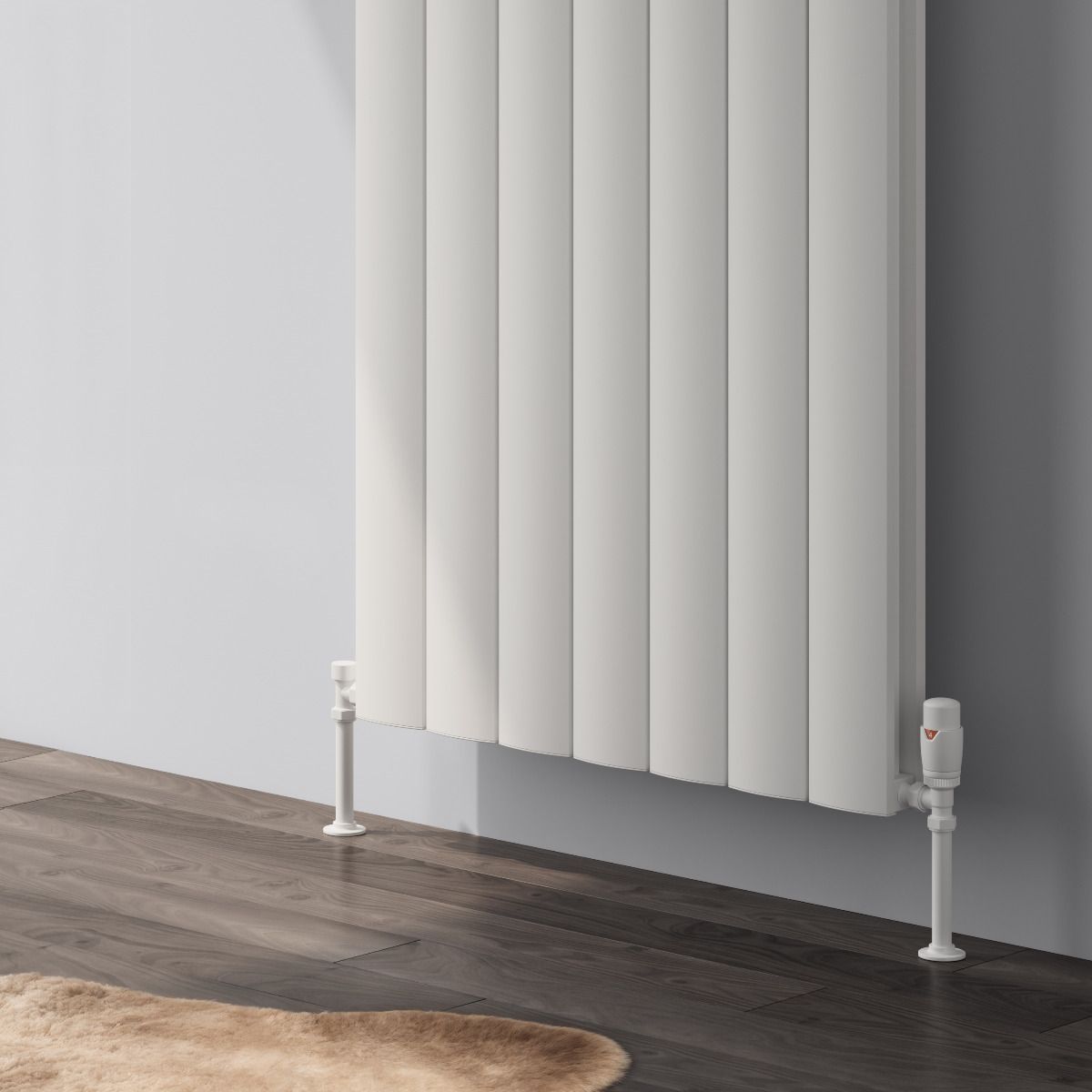Loco Vertical Double Aluminium Radiator