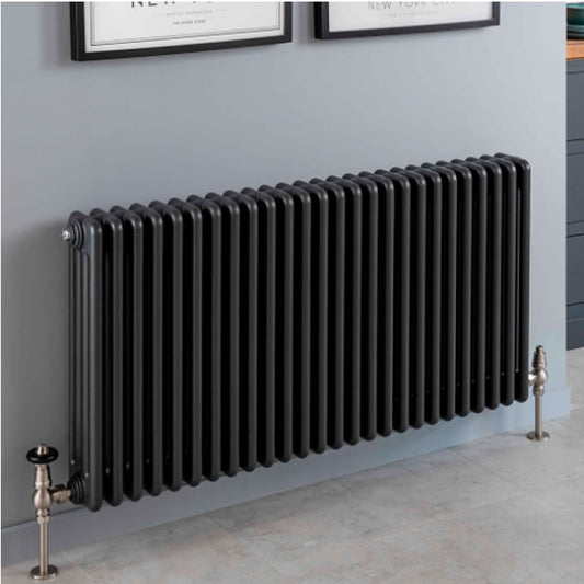 3 Column Height 500 Textured Anthracite Radiators