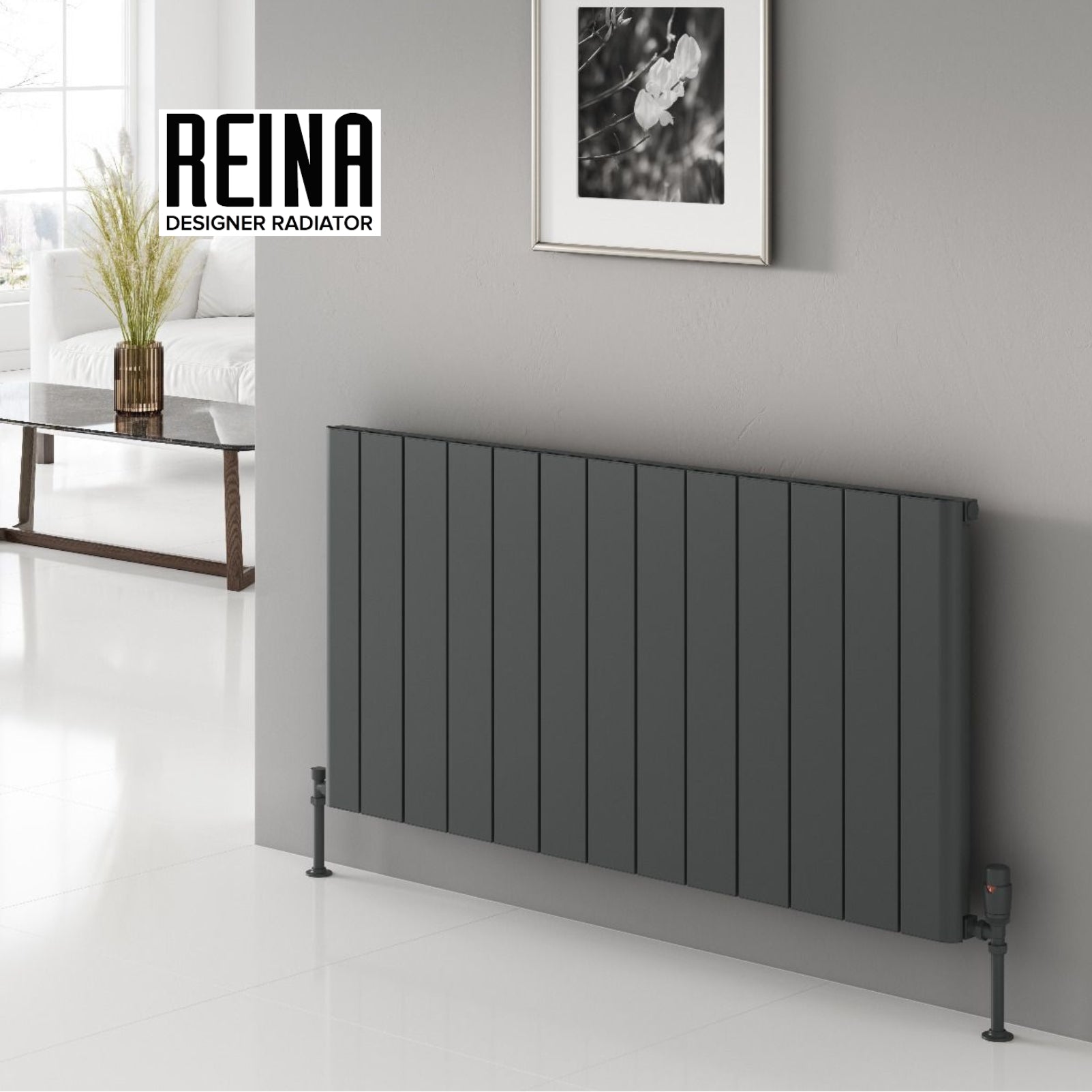 Resia Horizontal Aluminium Radiator