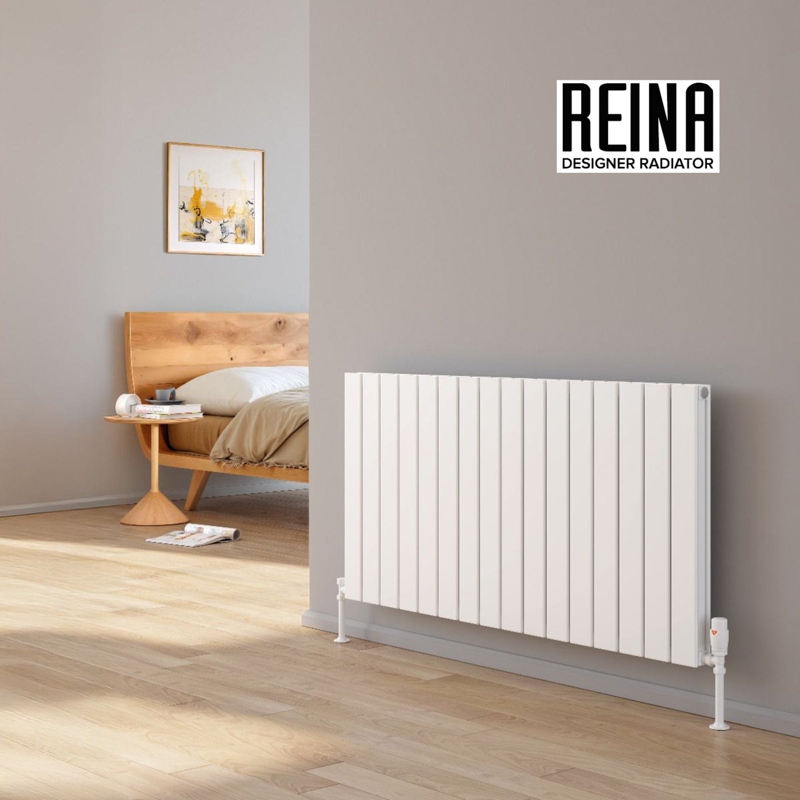 Piatto Horizontal Aluminium Radiator