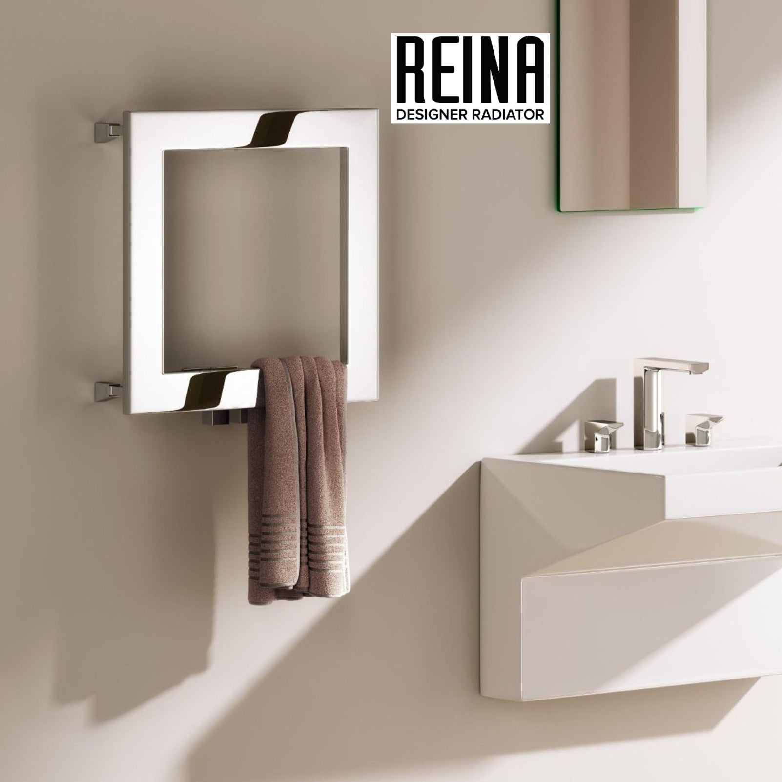 Square Stainless Steel Towel Rail