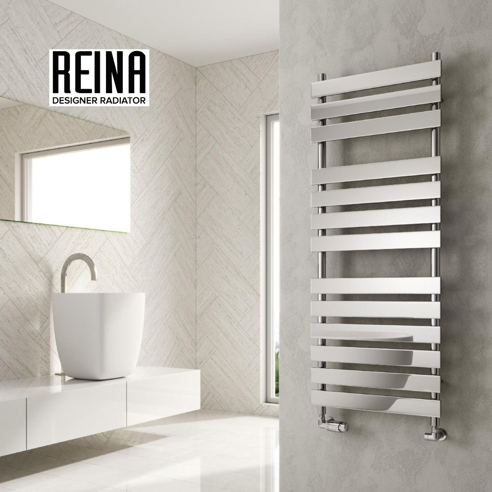 Trento Mild Steel Towel Rail