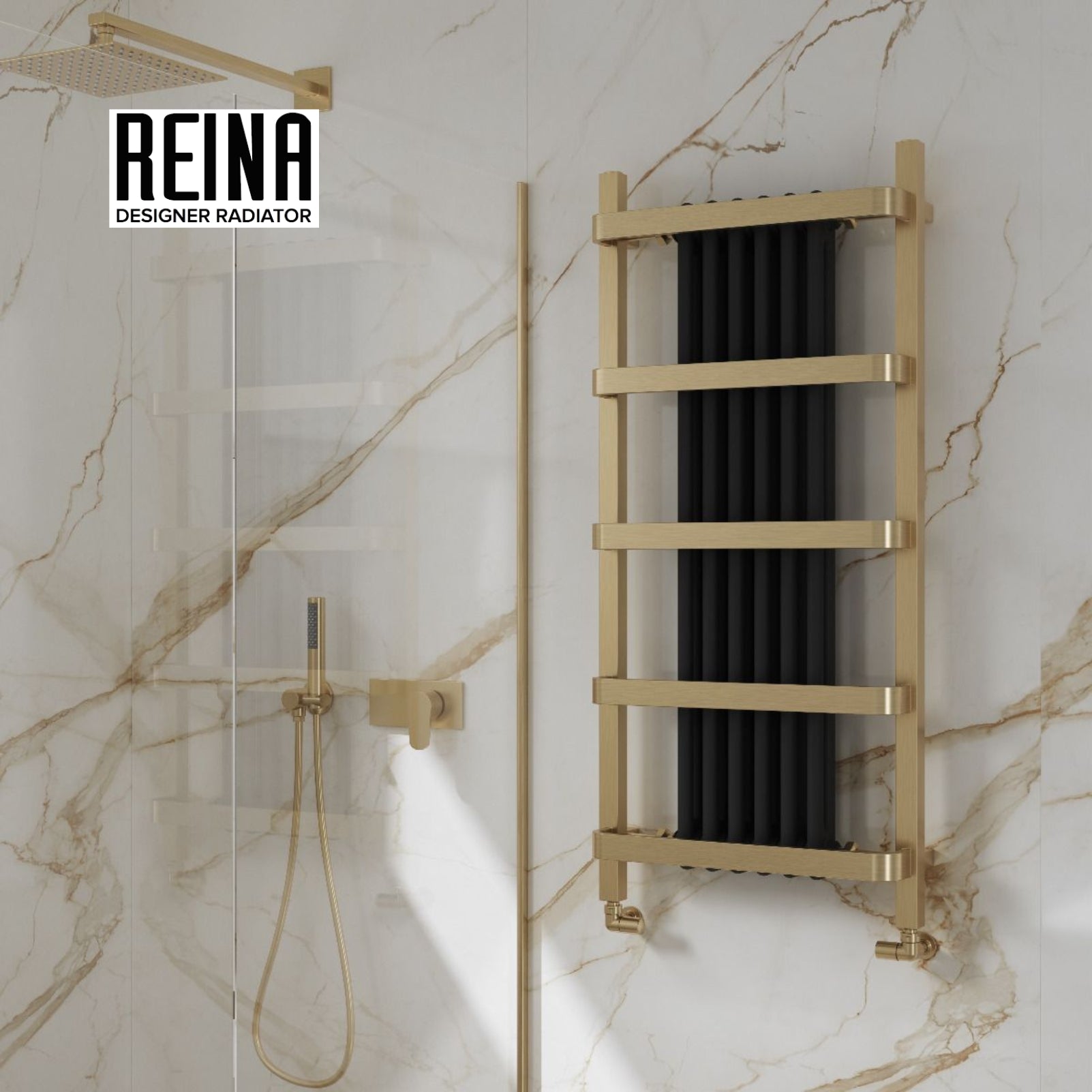 Regina Mild Steel Towel Rail