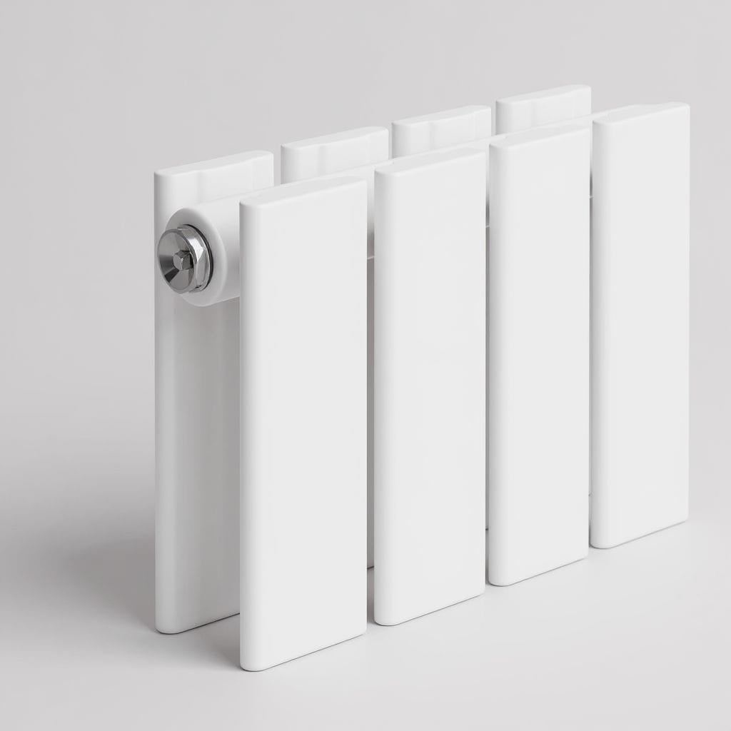 Flat Panel Double Vertical Radiator 1800 Height In Anthracite