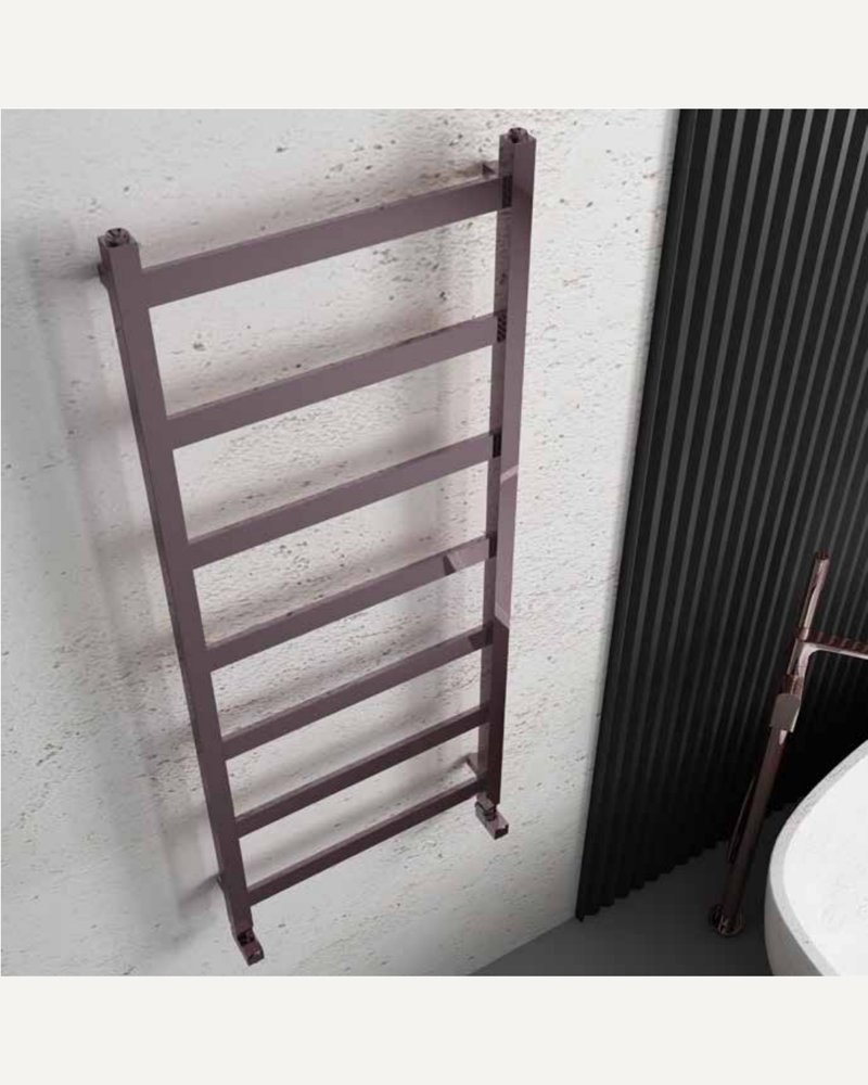 Carisa Quadrata Stainless Steel Designer Heated Towel Rail